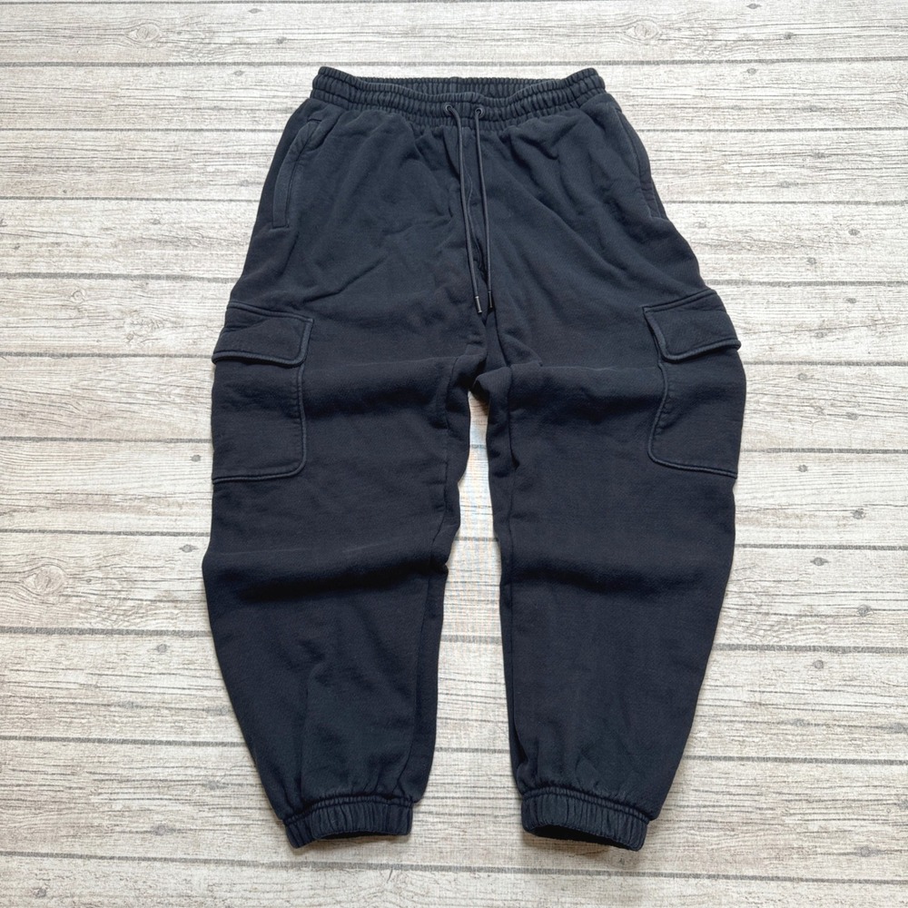 The Group By Babaton Cargo Sweatpants Women's Small Black Cotton Joggers Lounge